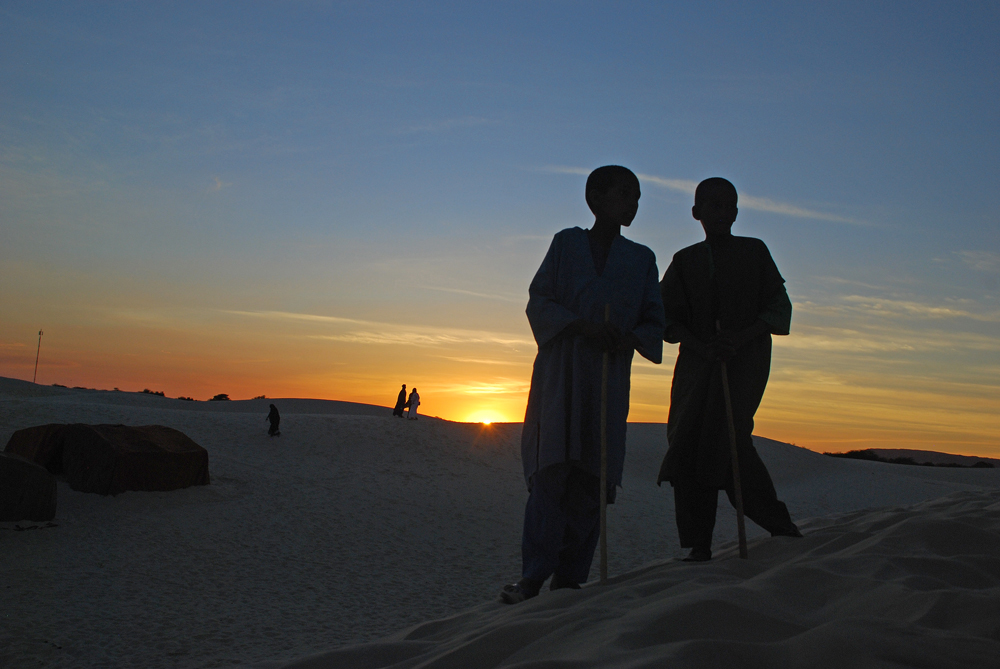 Sonnenuntergang in Essakane von Ursula G.