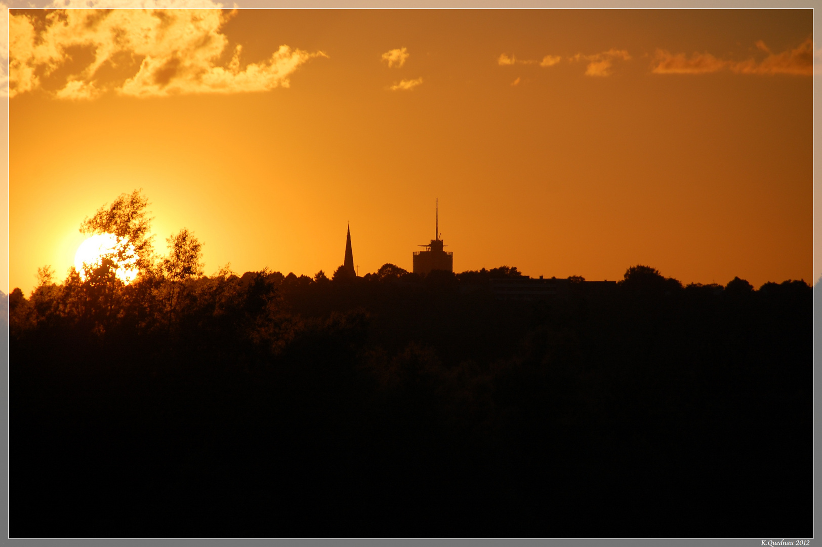 Sonnenuntergang in Essen