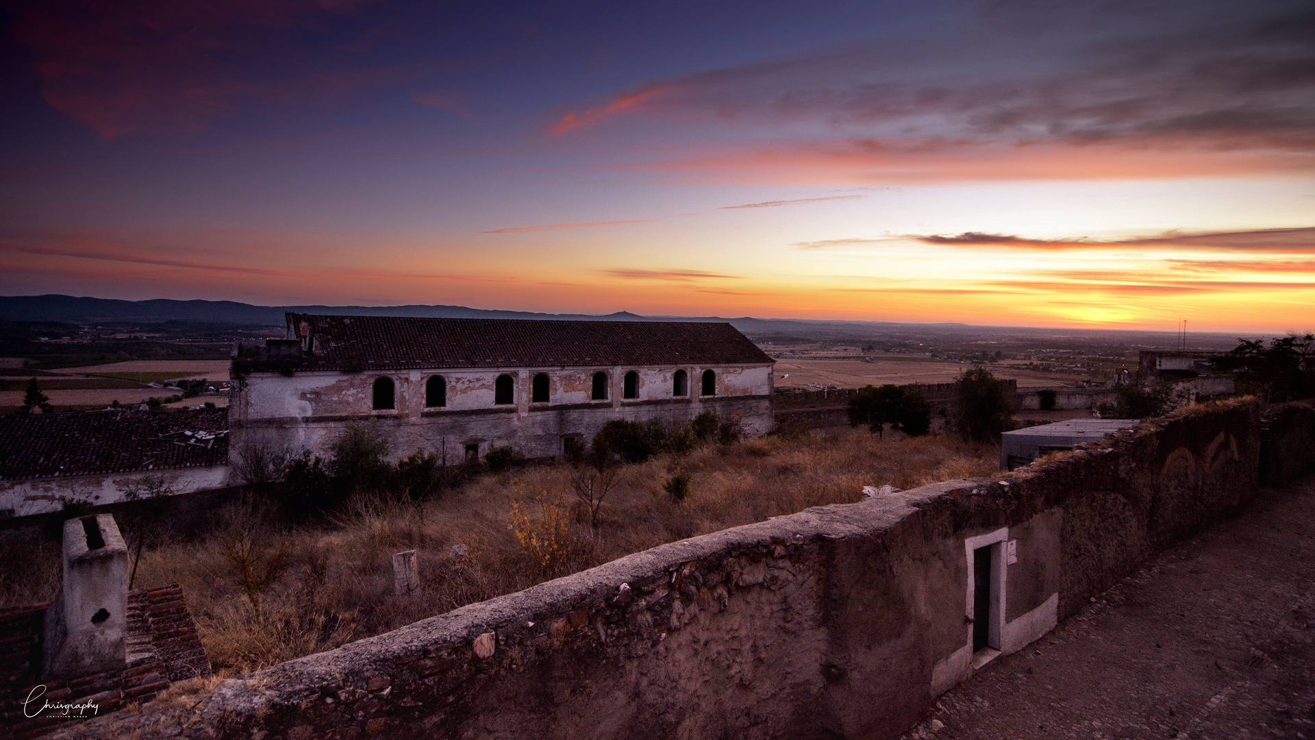 Sonnenuntergang in Estremoz