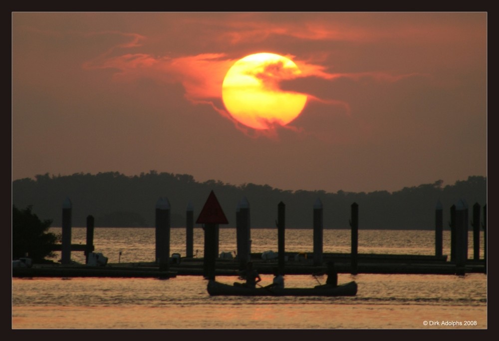 Sonnenuntergang in Everglades City