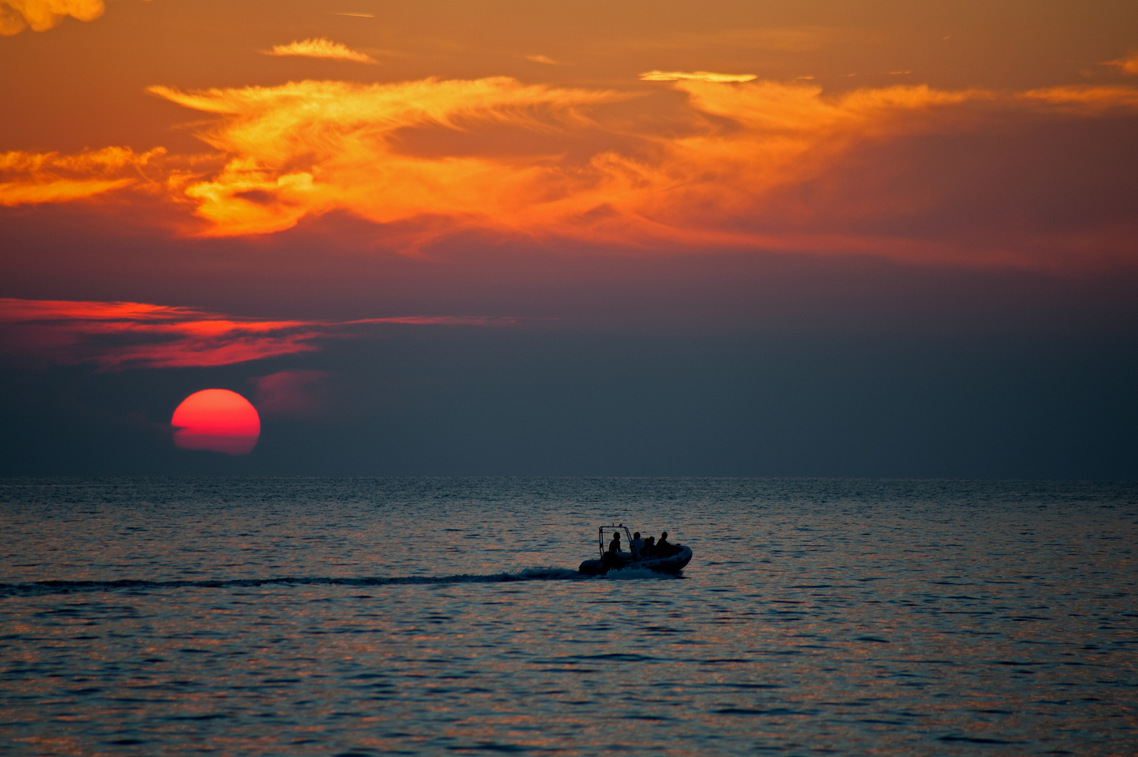 Sonnenuntergang in Fazana 1