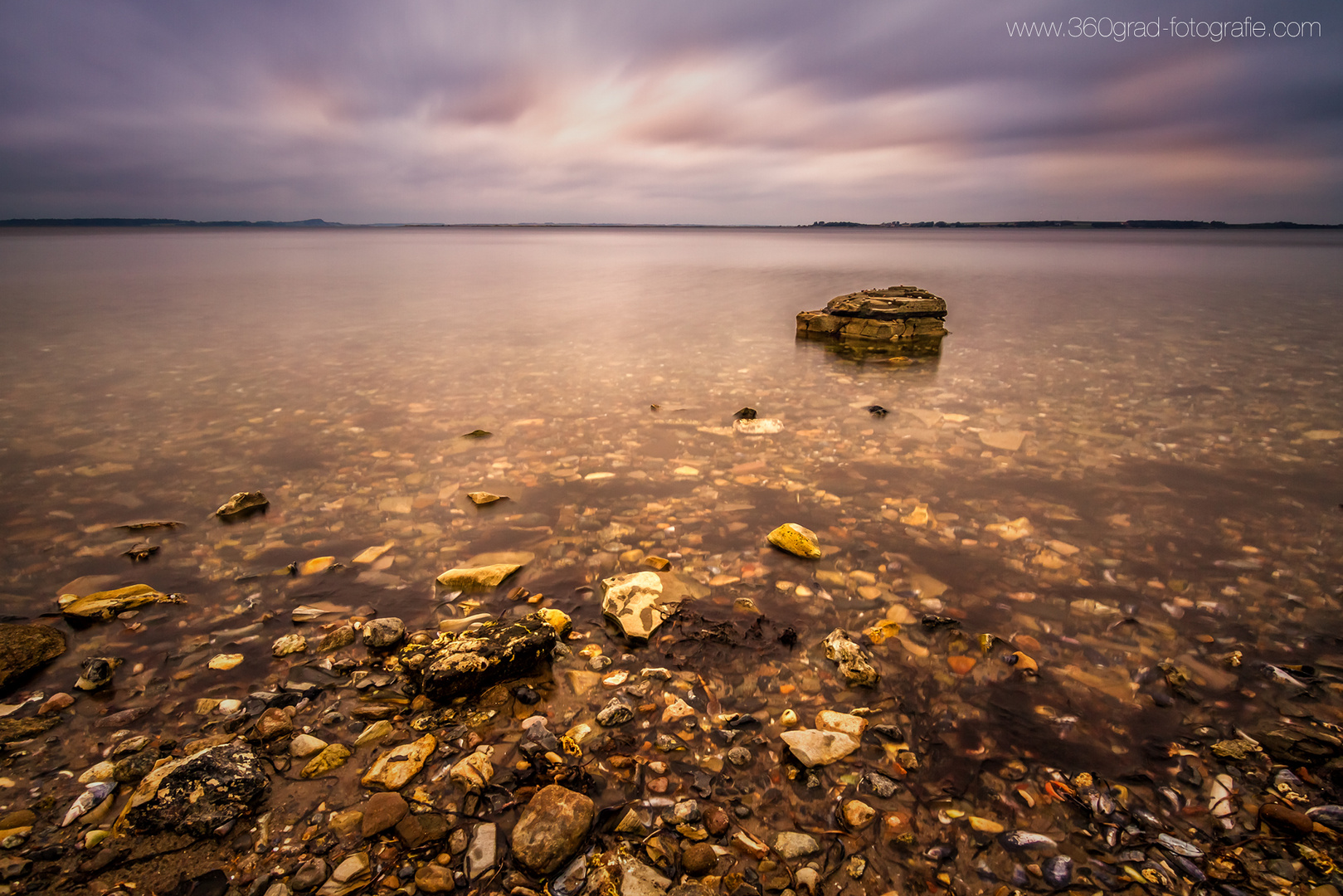 Sonnenuntergang in Feggesund / Insel Mors