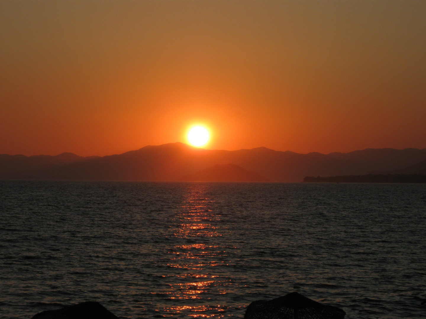 Sonnenuntergang in Fethiye Calis Türkei