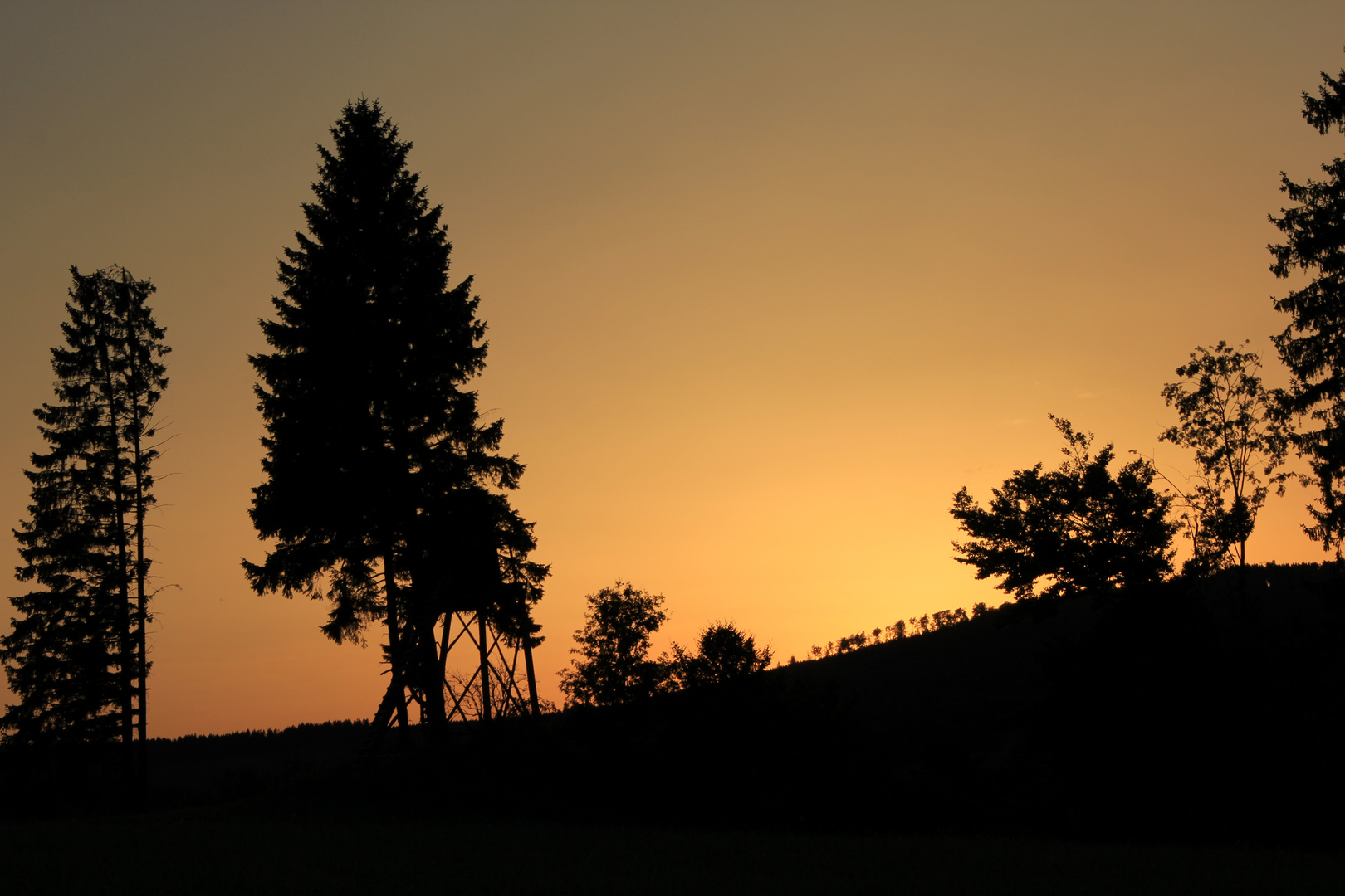 Sonnenuntergang in Feudingen