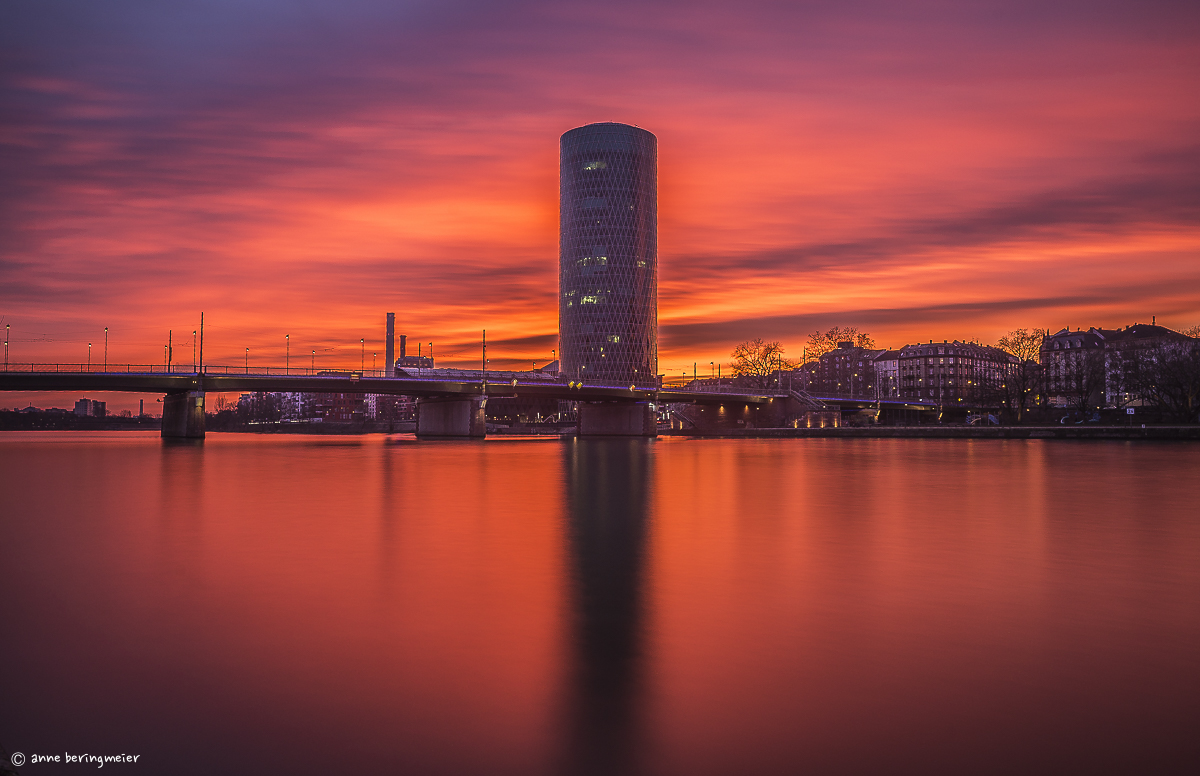 Sonnenuntergang in FFM