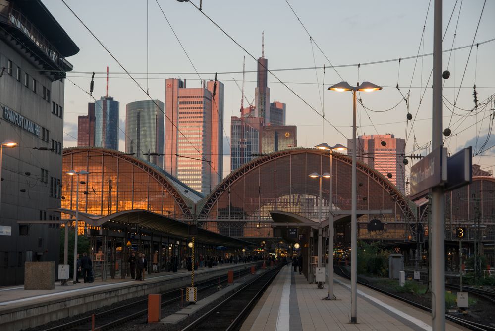 Sonnenuntergang in Ffm