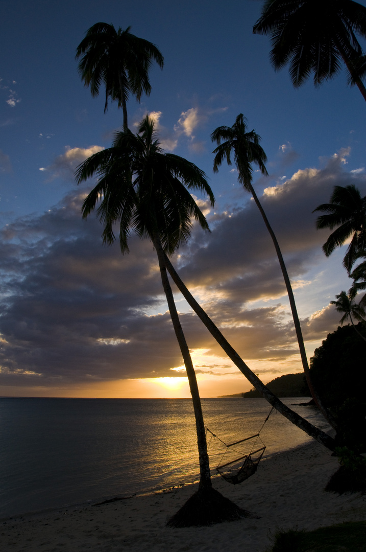 Sonnenuntergang in Fiji