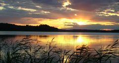 Sonnenuntergang in Finnland