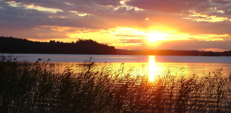 Sonnenuntergang in Finnland 2