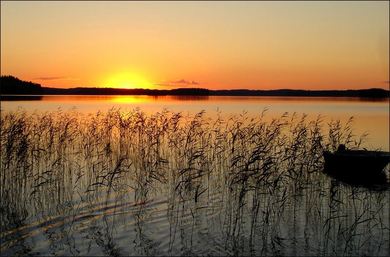 Sonnenuntergang in Finnland 3 bearbeitet