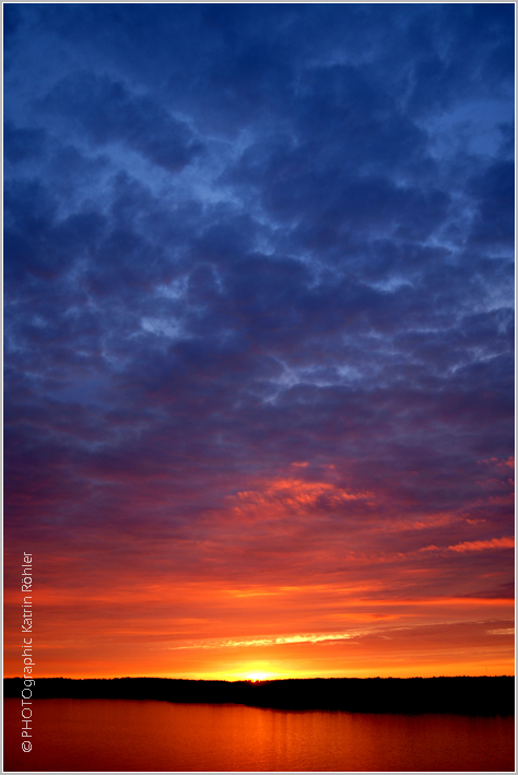 Sonnenuntergang in Finnland