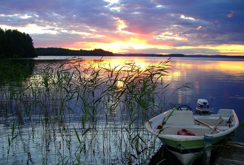 Sonnenuntergang in Finnland 5