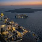 Sonnenuntergang in Fira 