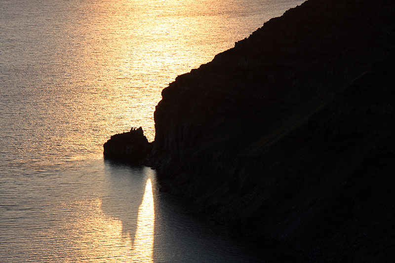 Sonnenuntergang in Firostefani / Santorin