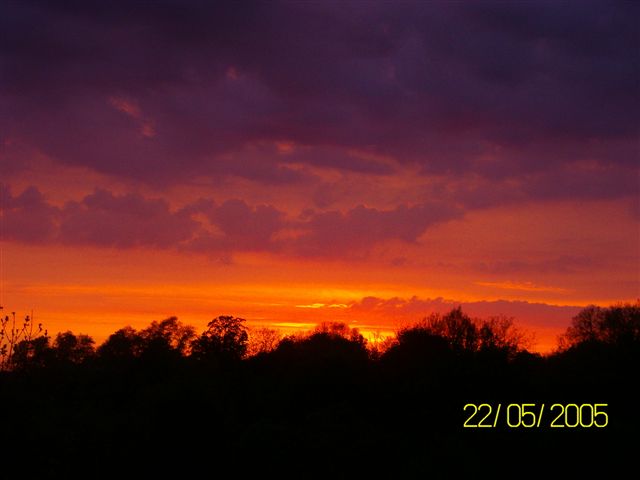 Sonnenuntergang in Flensburg