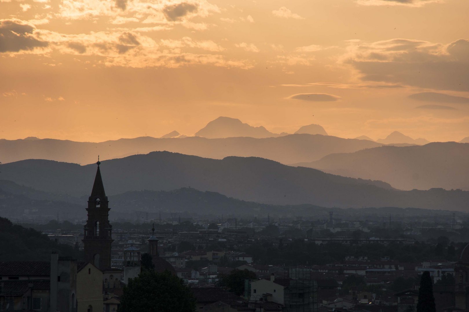 Sonnenuntergang in Florenz 2