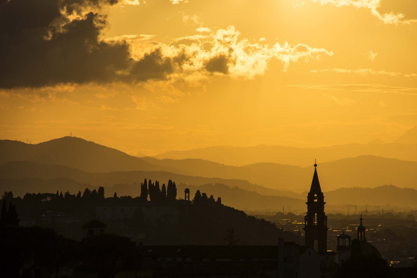 Sonnenuntergang in Florenz 3