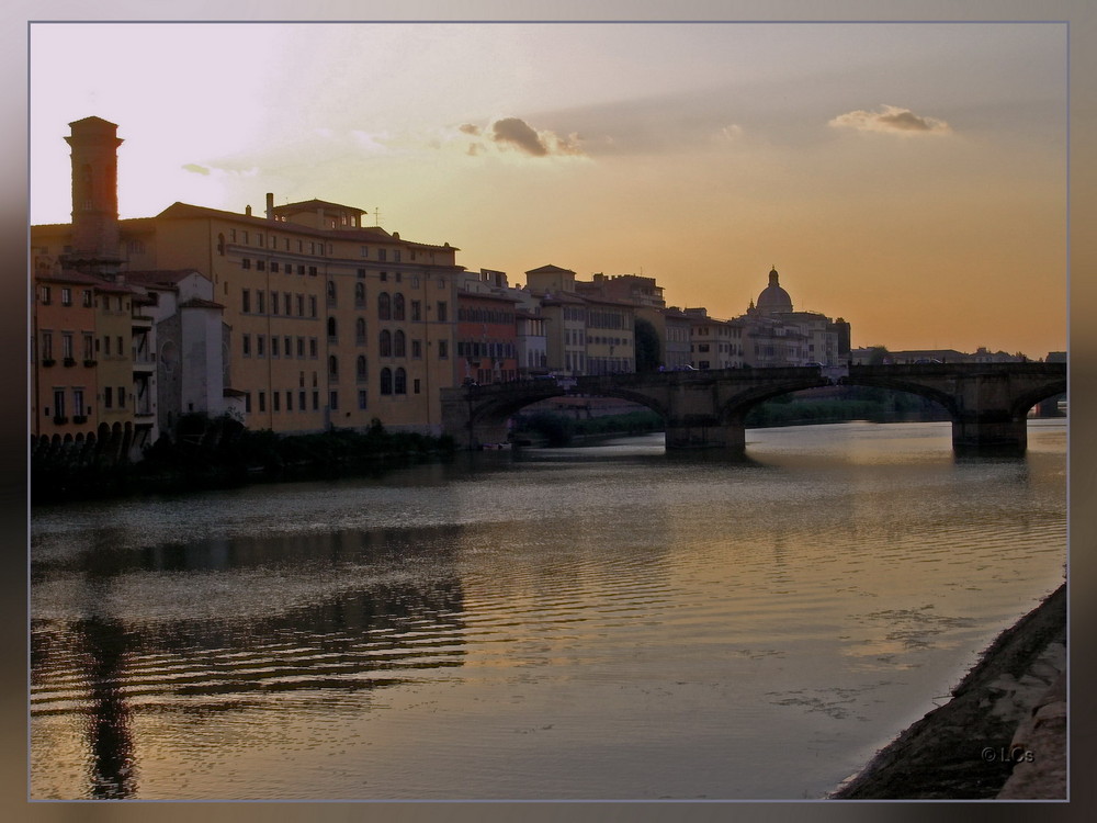 Sonnenuntergang in Florenz