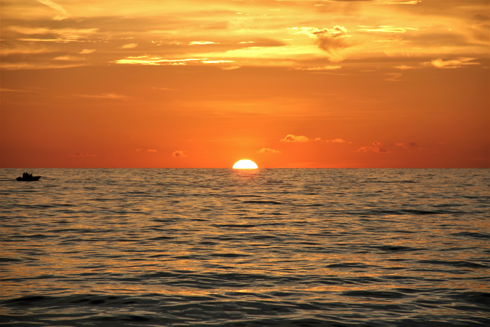 Sonnenuntergang in Florida, am Golf von Mexiko