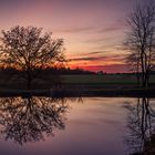 Sonnenuntergang in Franken