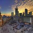 Sonnenuntergang in Frankfurt