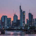 Sonnenuntergang in Frankfurt