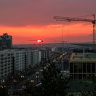 Sonnenuntergang in Frankfurt