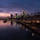 Sonnenuntergang in Frankfurt am 20.02.2019