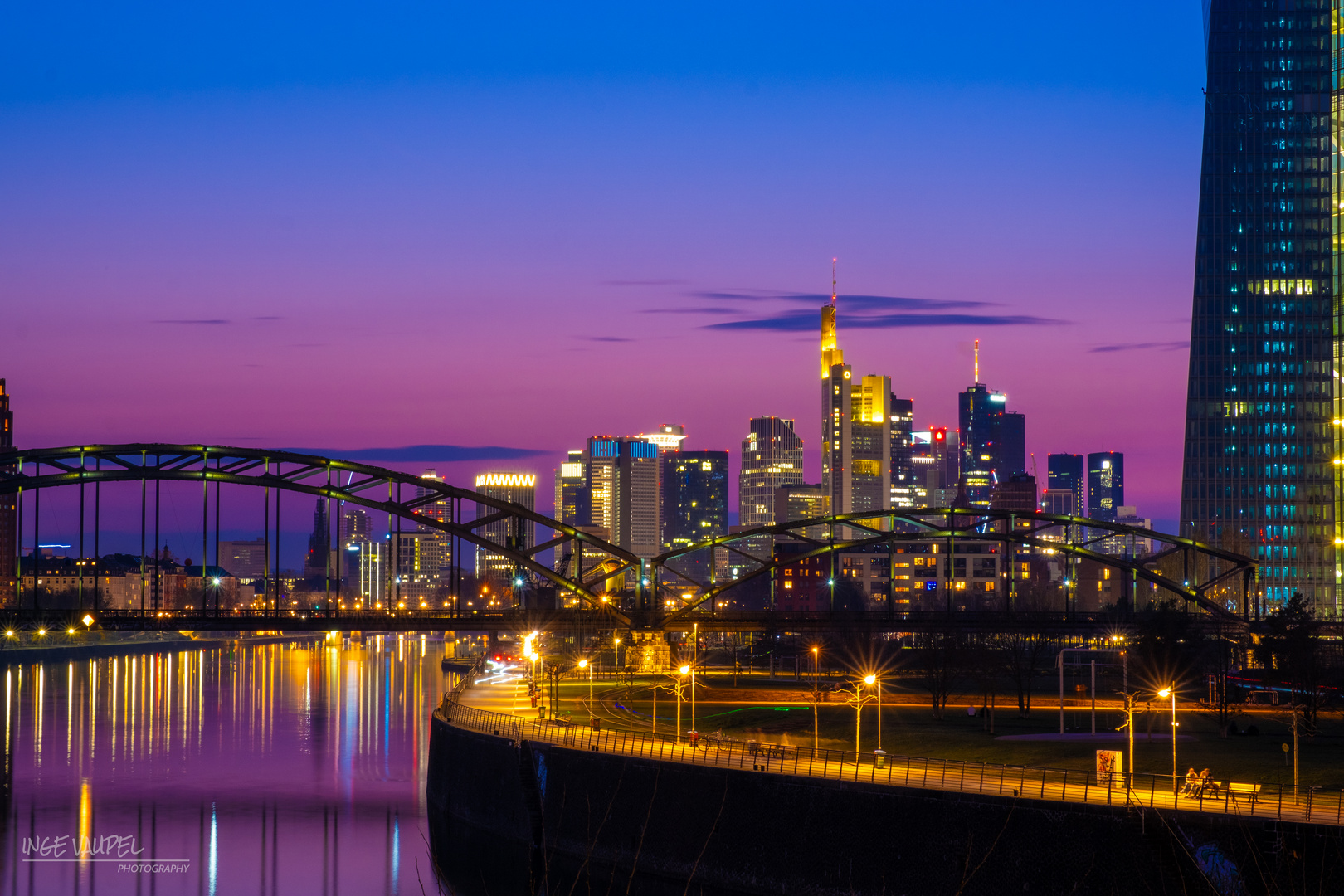 Sonnenuntergang in Frankfurt am Main 