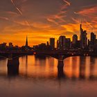 Sonnenuntergang in  Frankfurt am Main 