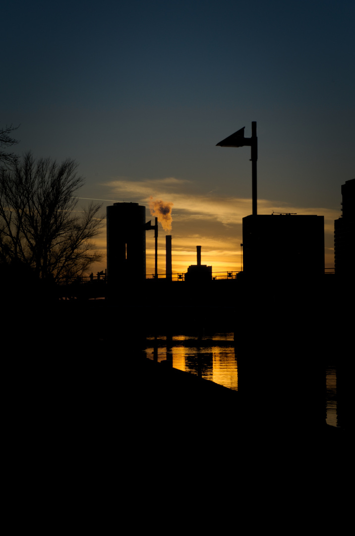 Sonnenuntergang in Frankfurt am Main