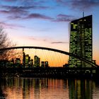 Sonnenuntergang in Frankfurt am Main