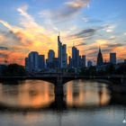 Sonnenuntergang in Frankfurt am Main