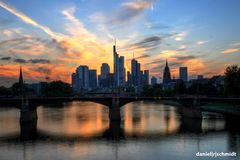 Sonnenuntergang in Frankfurt am Main