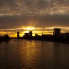 Sonnenuntergang in Frankfurt