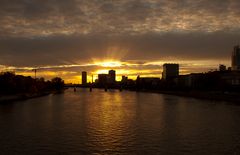 Sonnenuntergang in Frankfurt