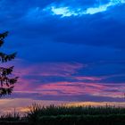 Sonnenuntergang in Frankreich