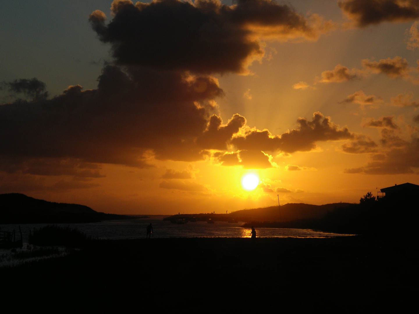 Sonnenuntergang in Frankreich