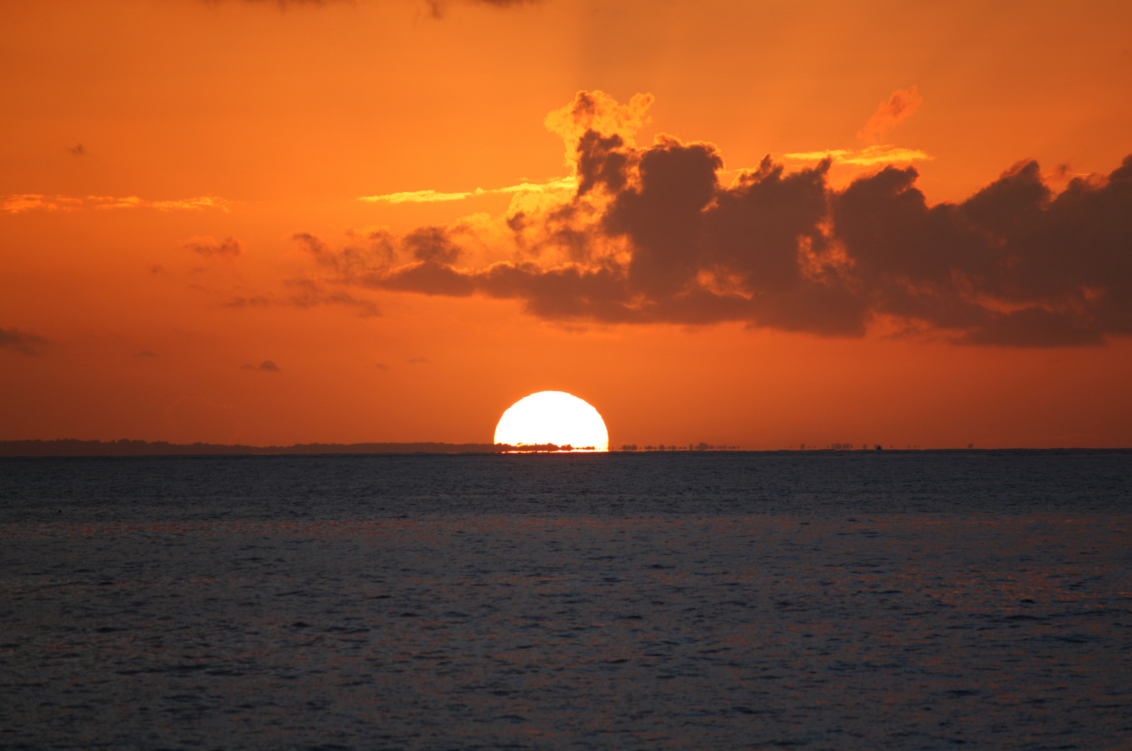 Sonnenuntergang in Frankreich