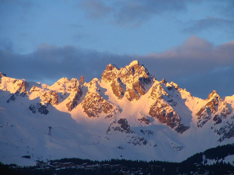 Sonnenuntergang in Frankreich