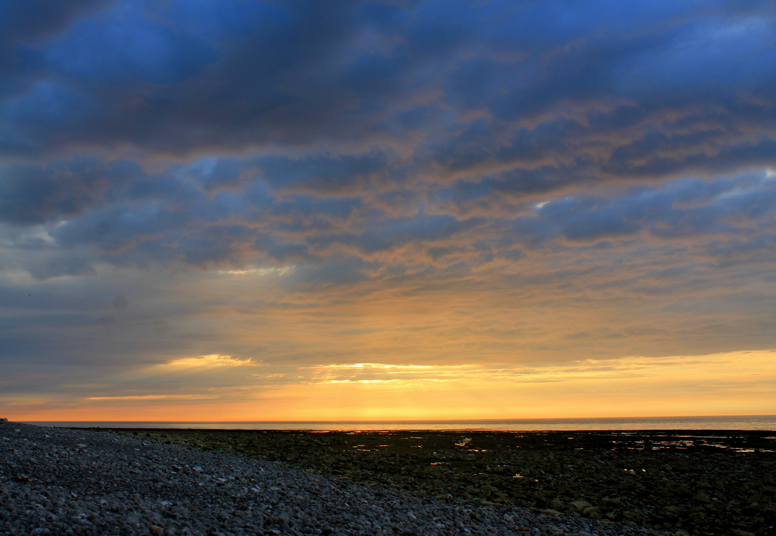 Sonnenuntergang in Frankreich