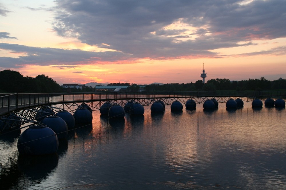 Sonnenuntergang in Freiburg