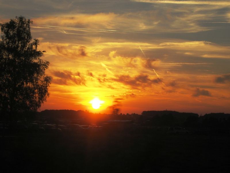 Sonnenuntergang in Friedrichshafen