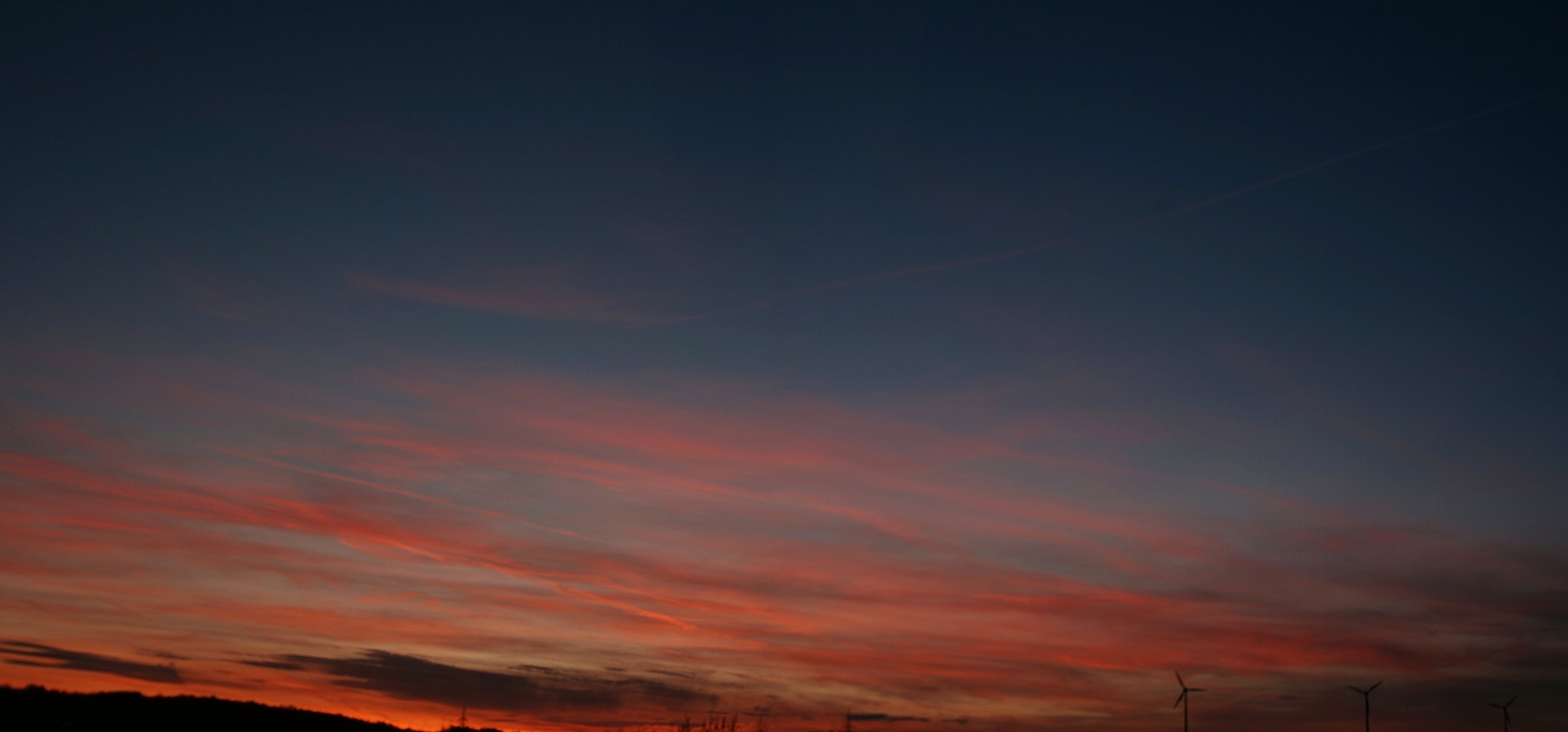 Sonnenuntergang in Frischborn