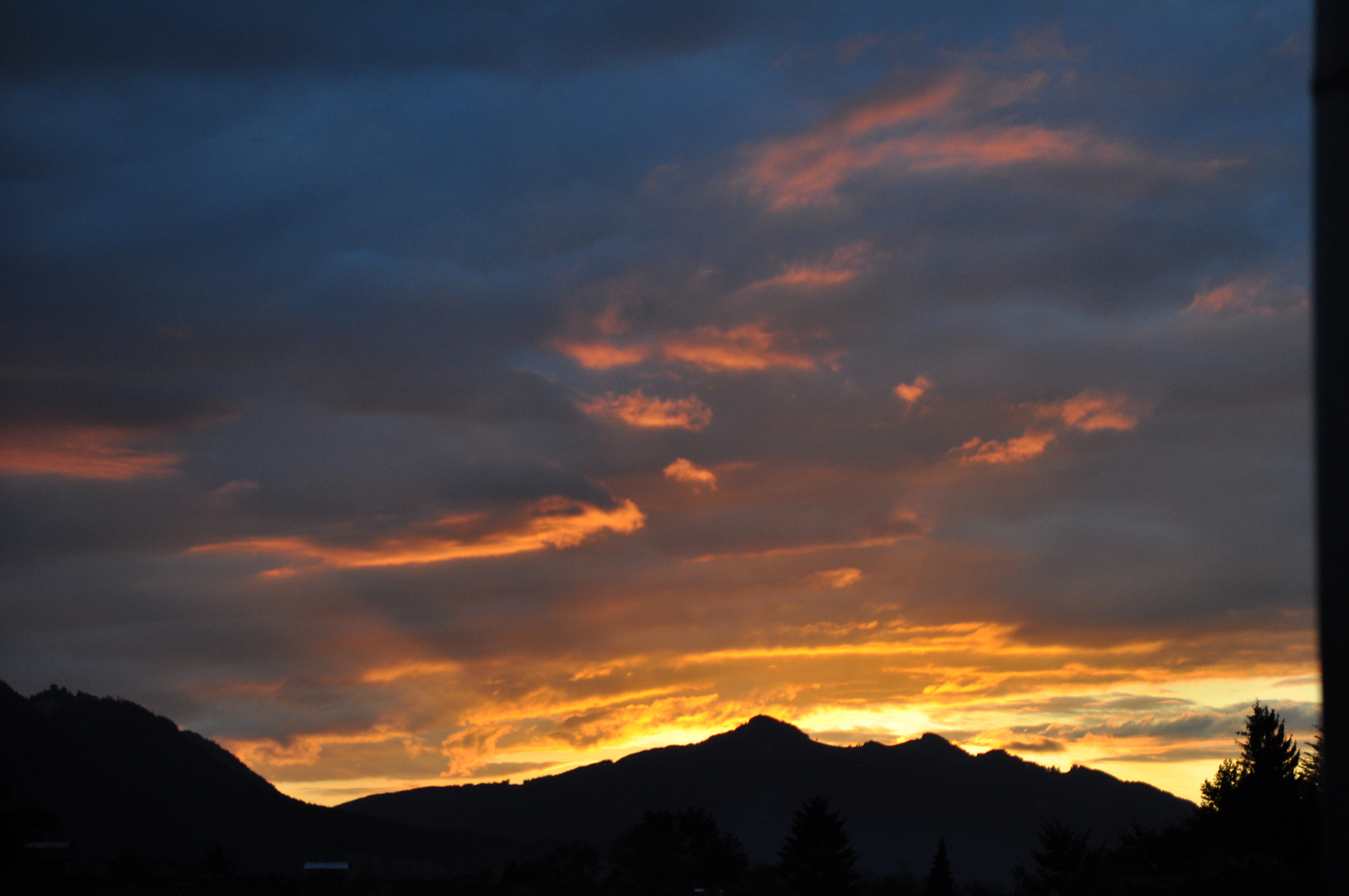 Sonnenuntergang in Füssen