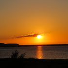 Sonnenuntergang in Fyns Hoved auf der Insel Fünen / Dänemark