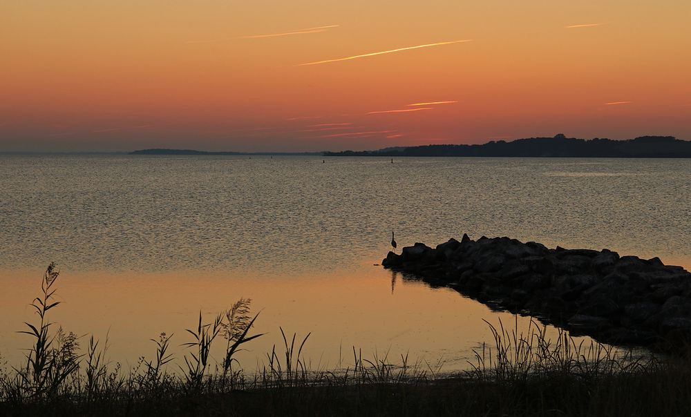 Sonnenuntergang in Gager