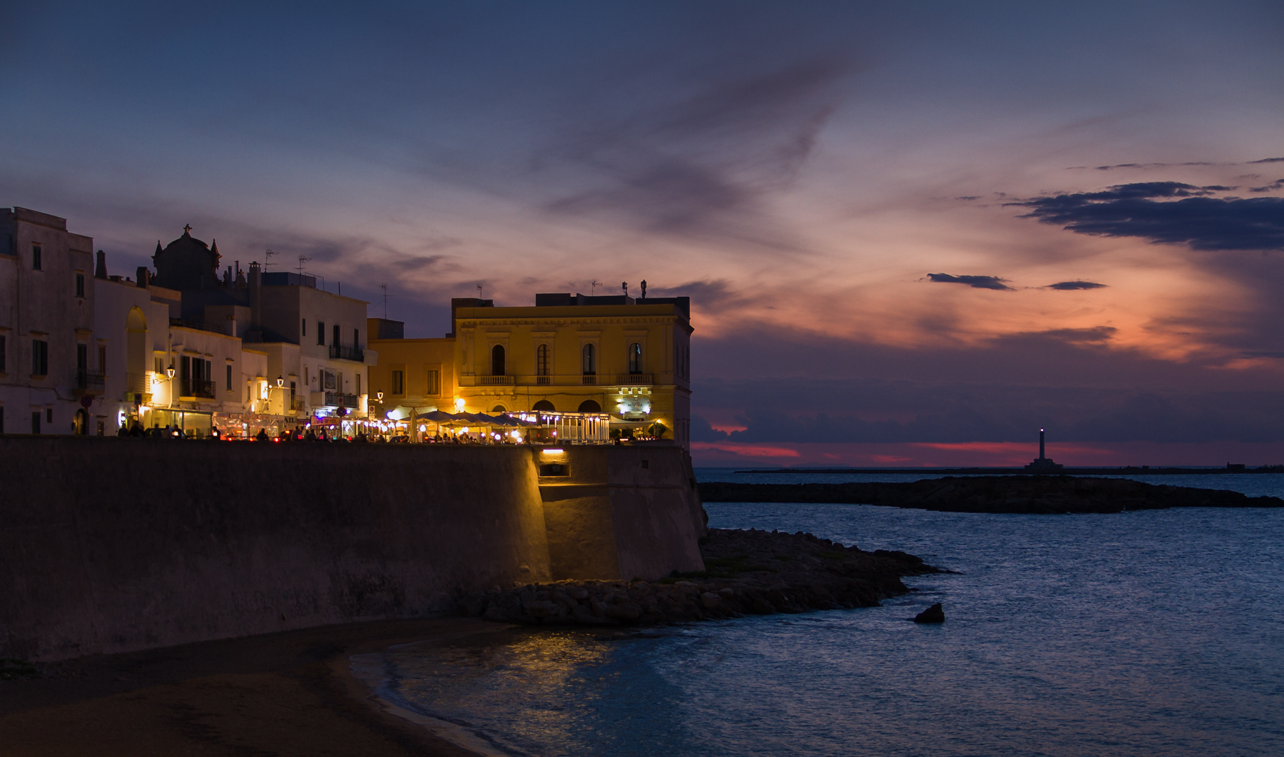 Sonnenuntergang in Gallipoli 