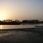 Sonnenuntergang in Gambia