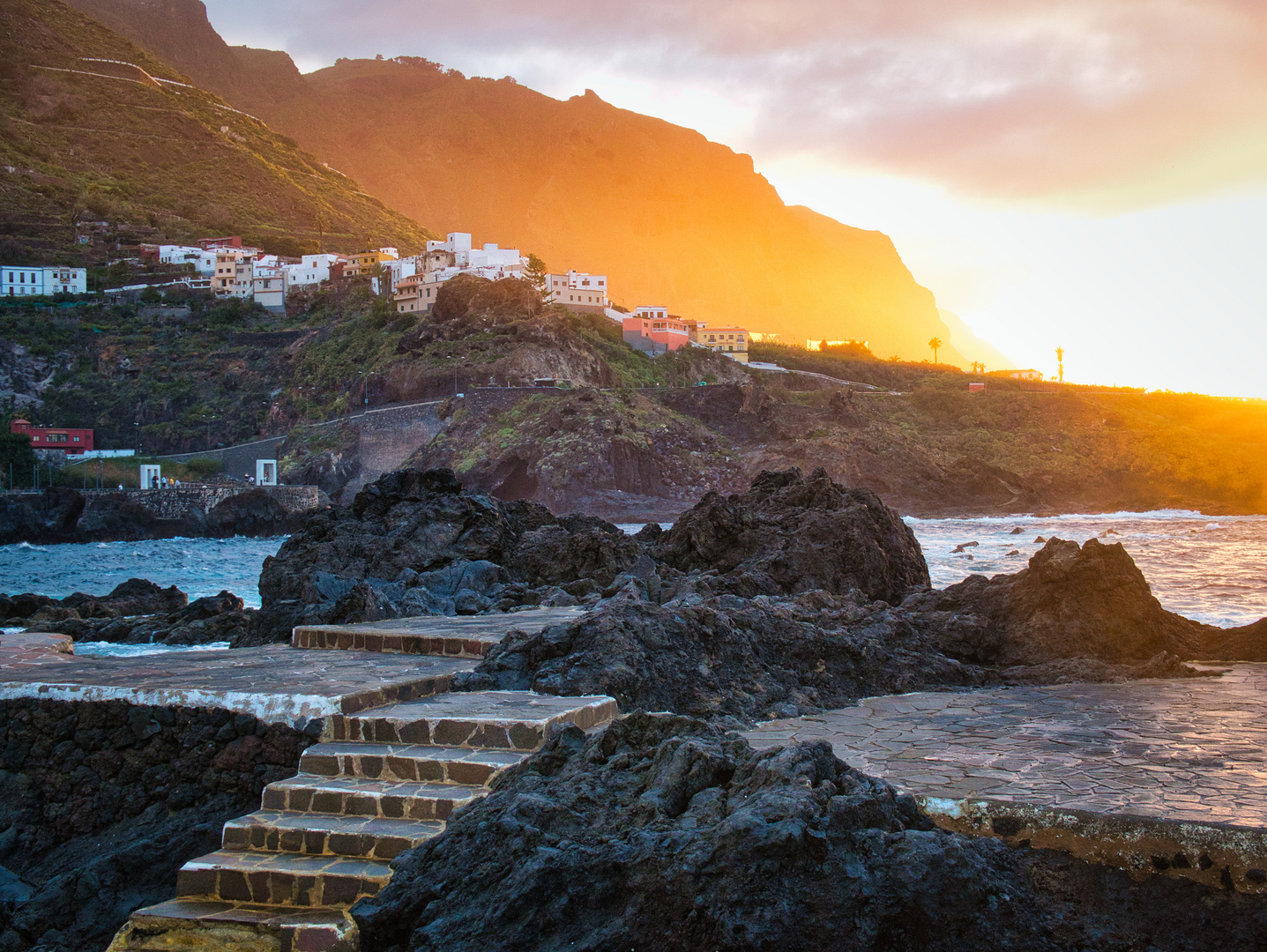 Sonnenuntergang in Garachico